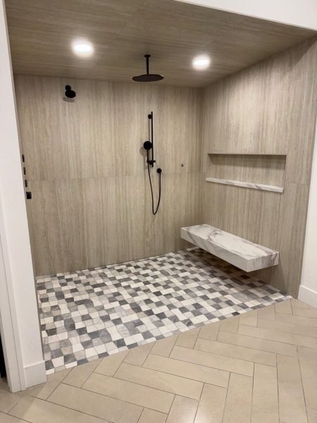Professional deep clean shower by house cleaning service in Chicago